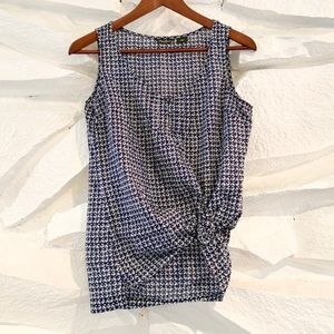 EDDIE BAUER SEATTLE WA LINEN TANK BLOUSE